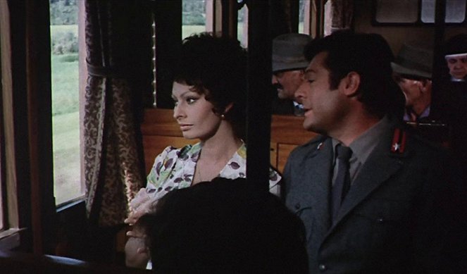 Slnečnica - Z filmu - Sophia Loren, Marcello Mastroianni