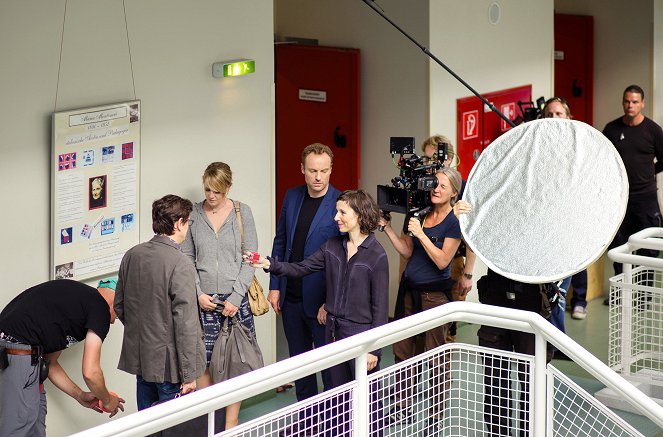 Tatort - Amour fou - Dreharbeiten - Mark Waschke, Meret Becker, Judith Kaufmann