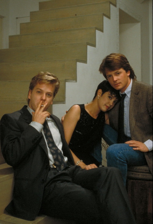Manhattanin valot - Promokuvat - Kiefer Sutherland, Phoebe Cates, Michael J. Fox