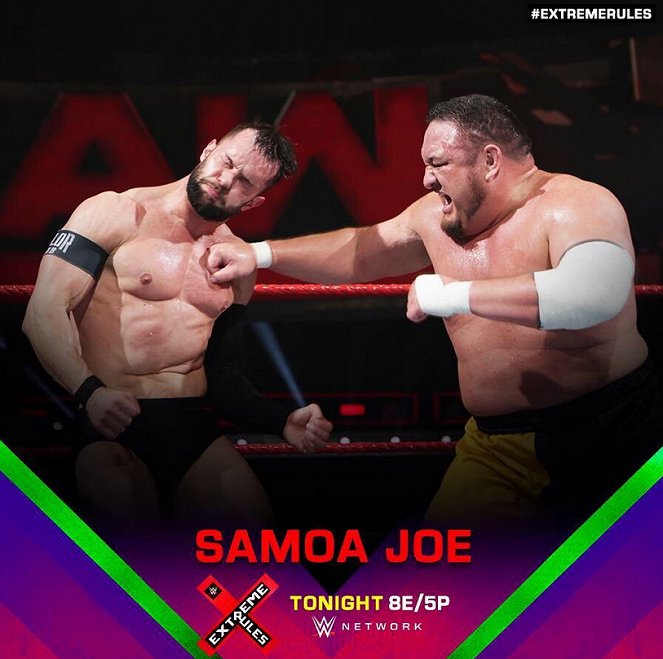 WWE Extreme Rules - Werbefoto - Fergal Devitt, Joe Seanoa
