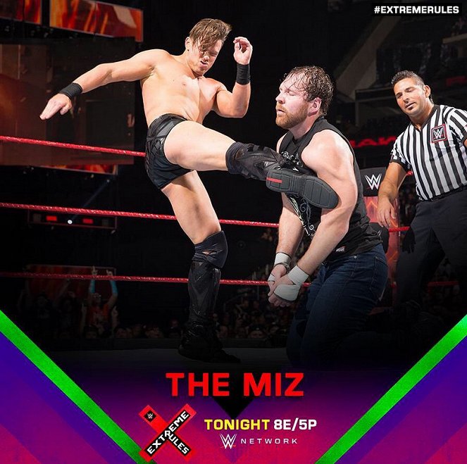 WWE Extreme Rules - Promoción - Mike "The Miz" Mizanin, Jonathan Good