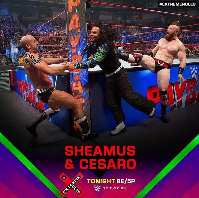 WWE Extreme Rules - Promoción - Claudio Castagnoli, Jeff Hardy, Stephen Farrelly