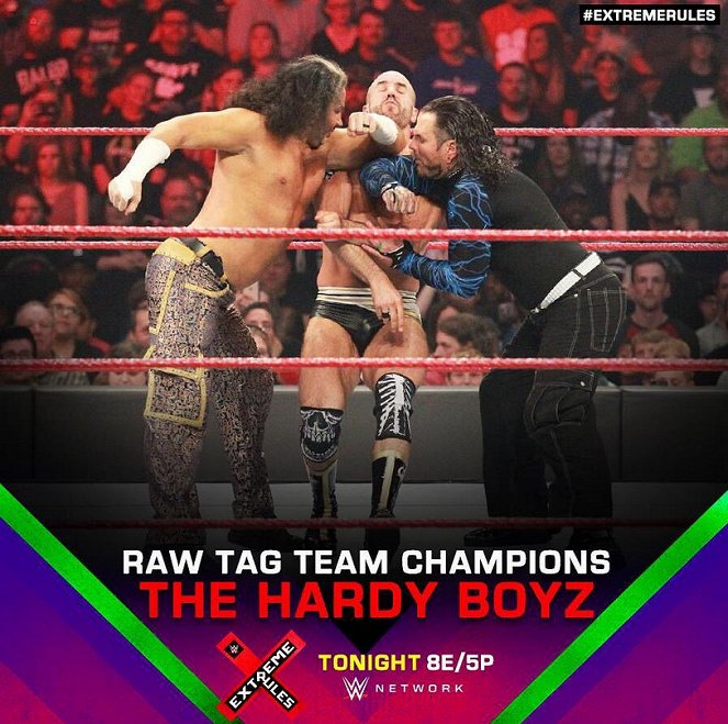 WWE Extreme Rules - Promokuvat - Matt Hardy, Claudio Castagnoli, Jeff Hardy