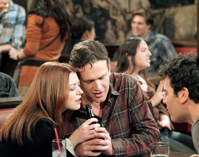 How I Met Your Mother - The Stamp Tramp - Photos - Alyson Hannigan, Jason Segel, Josh Radnor