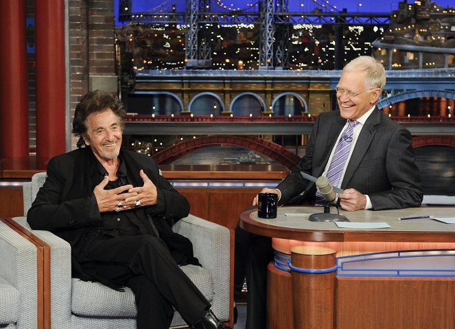Late Show with David Letterman - Filmfotos - Al Pacino, David Letterman