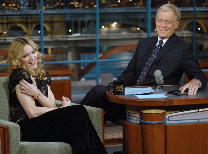 Noční show Davida Lettermana - Z filmu - Madonna, David Letterman