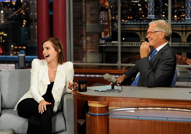 Late Show with David Letterman - Photos - Emma Watson, David Letterman