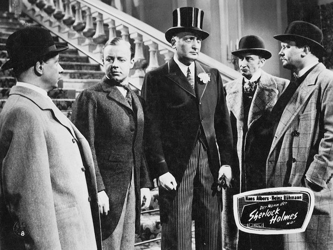 Der Mann, der Sherlock Holmes war - Lobbykarten - Heinz Rühmann, Hans Albers
