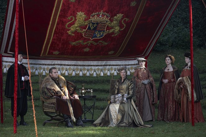 Tudorovci: Sex, moc a intrigy - Death of a Monarchy - Z filmu - Jonathan Rhys Meyers, Joely Richardson