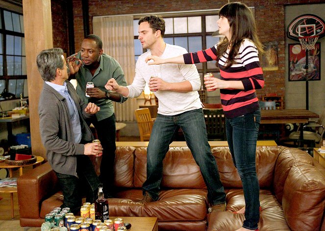 New Girl - Normal - De la película - Dermot Mulroney, Lamorne Morris, Jake Johnson, Zooey Deschanel