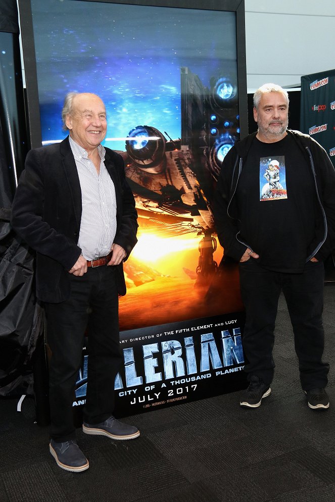 Valerian y la ciudad de los mil planetas - Eventos - EuropaCorp presents Luc Besson’s "Valerian and the City of a Thousand Planets" at New York Comic-Con at Jacob Javits Center on October 6, 2016 in New York City - Jean-Claude Mézières, Luc Besson