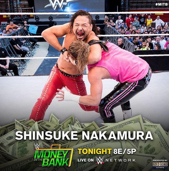 WWE Money in the Bank - Promoción - Shinsuke Nakamura