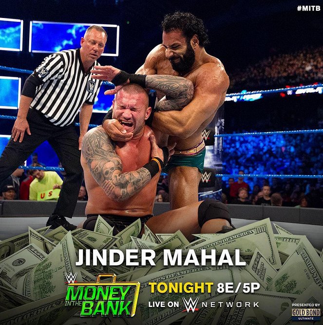 WWE Money in the Bank - Werbefoto - Randy Orton, Yuvraj Dhesi