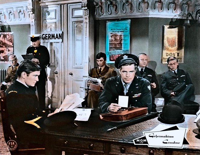 Operation Crossbow - Cartes de lobby - Tom Courtenay, George Peppard