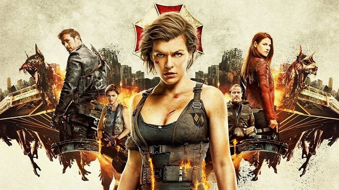 Resident Evil: The Final Chapter - Werbefoto - William Levy, Ruby Rose, Milla Jovovich, Iain Glen, Ali Larter