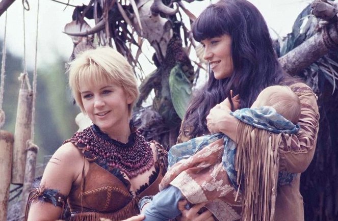 Xena: Wojownicza księżniczka - Z filmu - Renée O'Connor, Lucy Lawless