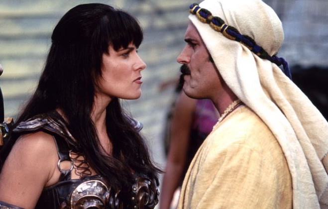 Xena: A harcos hercegnő - Vanishing Act - Filmfotók - Lucy Lawless, Bruce Campbell