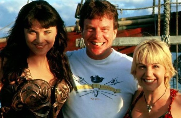 Xena - Friend in Need, Part 2 - Making of - Lucy Lawless, Rob Tapert, Renée O'Connor