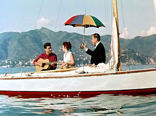 Unter Palmen am blauen Meer - Filmfotók - Teddy Reno, Giulia Rubini, Charles Regnier