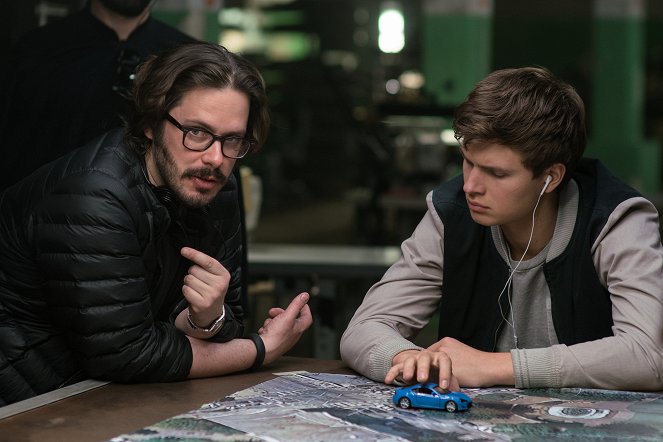 Baby Driver - Kuvat kuvauksista - Edgar Wright, Ansel Elgort