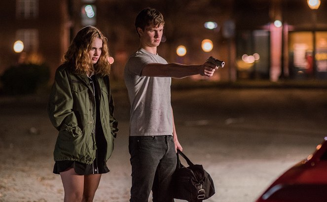 Baby Driver - Filmfotos - Lily James, Ansel Elgort