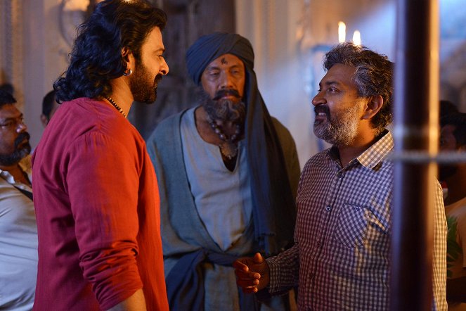 Baahubali 2 : La conclusion - Tournage - Prabhas, Sathyaraj, S.S. Rajamouli