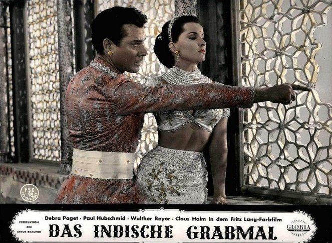 The Indian Tomb - Lobby Cards - Walther Reyer, Debra Paget