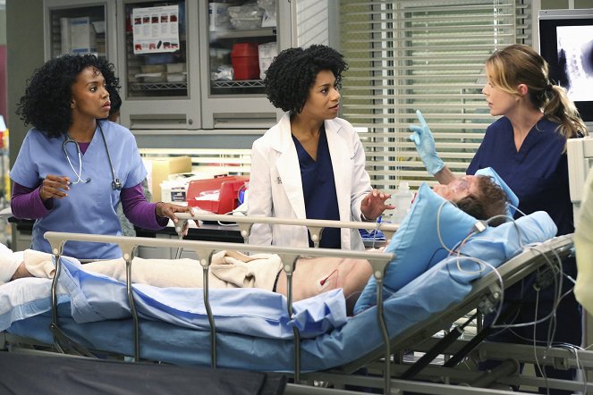 Grey's Anatomy - Season 11 - I Must Have Lost It on the Wind - Photos - Jerrika Hinton, Kelly McCreary, Ellen Pompeo