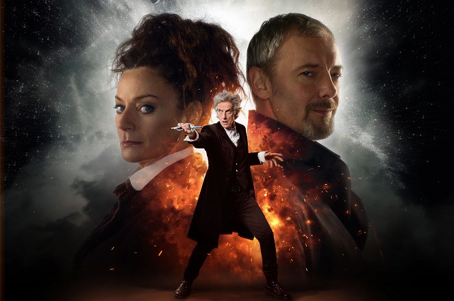 Doctor Who - Masken der Verdammnis - Werbefoto - Michelle Gomez, Peter Capaldi, John Simm