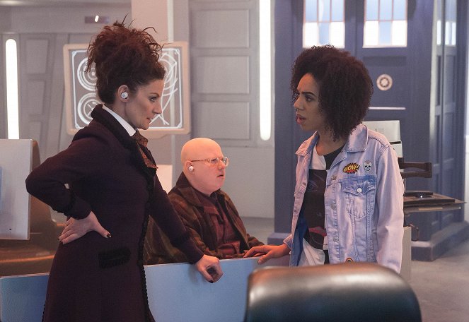 Doctor Who - World Enough and Time - Photos - Michelle Gomez, Matt Lucas, Pearl Mackie