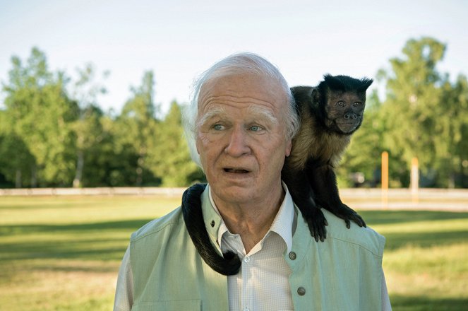 A százegyéves ember, aki nem fizette ki a számlát és eltűnt - Filmfotók - Robert Gustafsson, opice Crystal