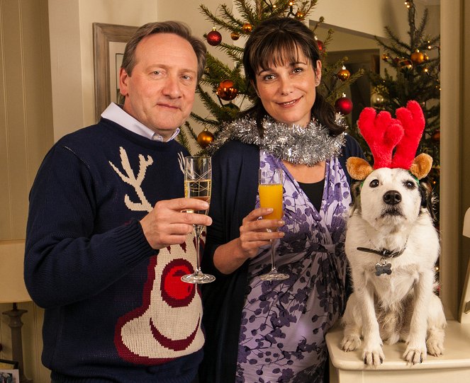 Midsomer Murders - The Christmas Haunting - Promoción - Neil Dudgeon, Fiona Dolman