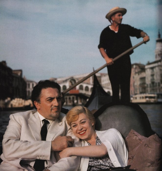 Szemtől szemben - Filmfotók - Federico Fellini, Giulietta Masina