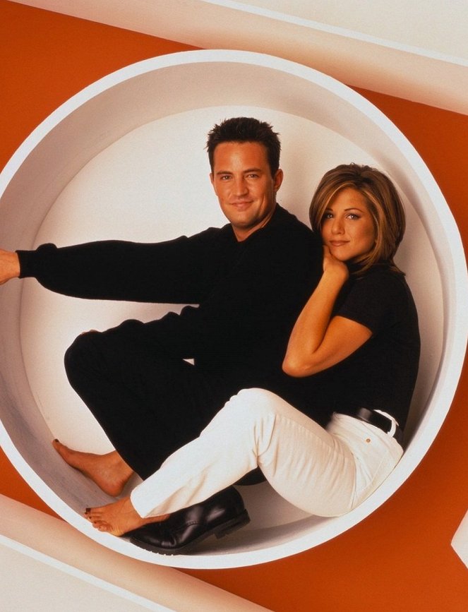 Friends - Season 2 - Werbefoto - Matthew Perry, Jennifer Aniston