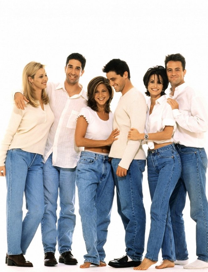 Friends - Season 2 - Promokuvat - Lisa Kudrow, David Schwimmer, Jennifer Aniston, Matt LeBlanc, Courteney Cox, Matthew Perry