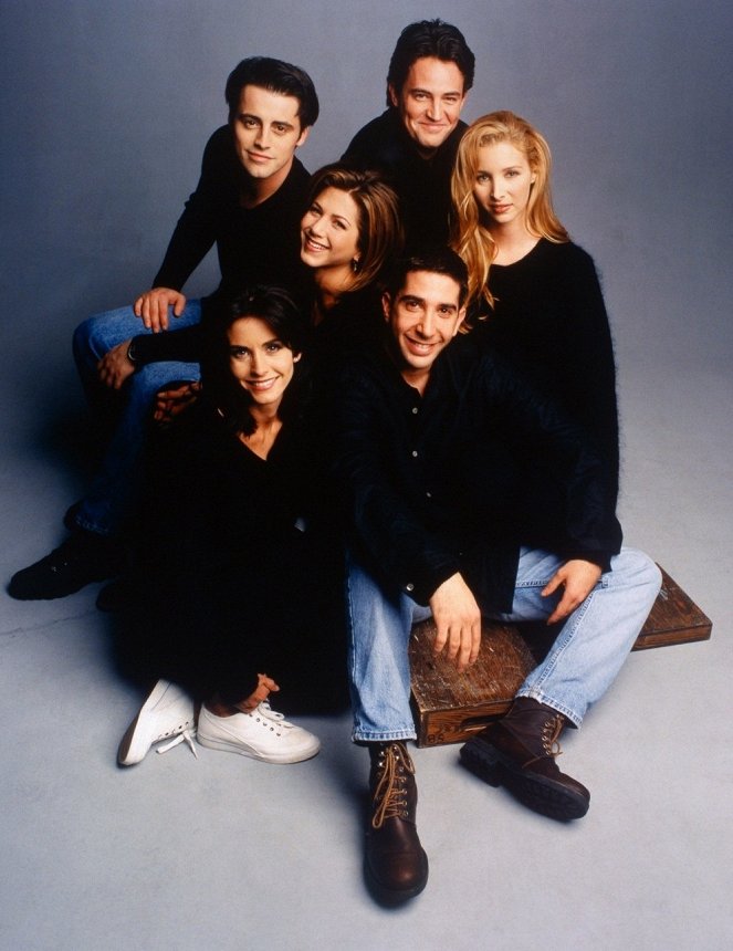 Friends - Season 2 - Promokuvat - Matt LeBlanc, Courteney Cox, Jennifer Aniston, Matthew Perry, Lisa Kudrow, David Schwimmer