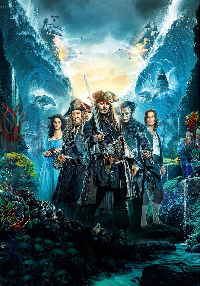 Pirates of the Caribbean: Salazar's Revenge - Promokuvat - Kaya Scodelario, Geoffrey Rush, Johnny Depp, Javier Bardem, Brenton Thwaites