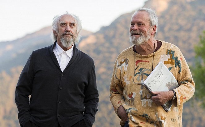 The Man Who Killed Don Quixote - Van de set - Jonathan Pryce, Terry Gilliam