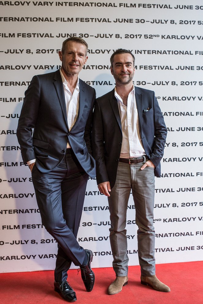 Korporace - Z akcií - Press conference at the Karlovy Vary International Film Festival on July 2, 2017 - Lambert Wilson, Nicolas Silhol