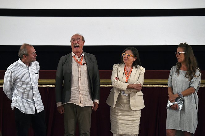 Kobieta z lodu - Z imprez - Screening at the Karlovy Vary International Film Festival on July 3, 2017 - Bohdan Sláma, Pavel Nový, Zuzana Kronerová, Petra Špalková