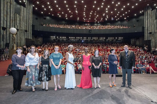 Birds Are Singing in Kigali - Events - World premiere at the Karlovy Vary International Film Festival on July 4, 2017 - Eliane Umuhire, Jowita Budnik, Joanna Kos-Krauze