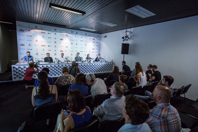 Křižáček - De eventos - Press conference at the Karlovy Vary International Film Festival on July 5, 2017