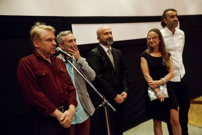 Inštalatér - Z akcií - Screening at the Karlovy Vary International Film Festival on July 5, 2017 - Tomáš Vorel st., Petr Vacek, Jaroslav Sedláček, Petra Špalková, Jakub Kohák