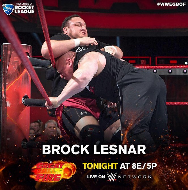 WWE Great Balls of Fire - Promokuvat - Joe Seanoa, Brock Lesnar