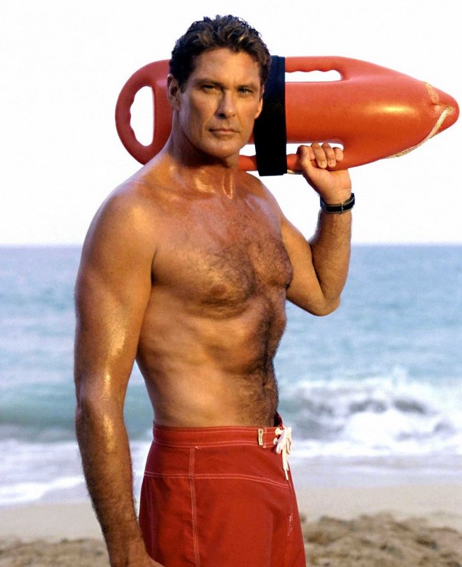 Los vigilantes de la playa - Promoción - David Hasselhoff