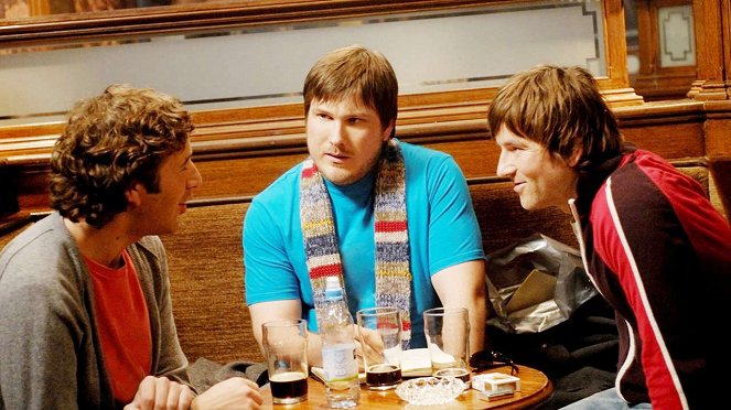 Frequently Asked Questions About Time Travel - Filmfotos - Chris O'Dowd, Marc Wootton, Dean Lennox Kelly