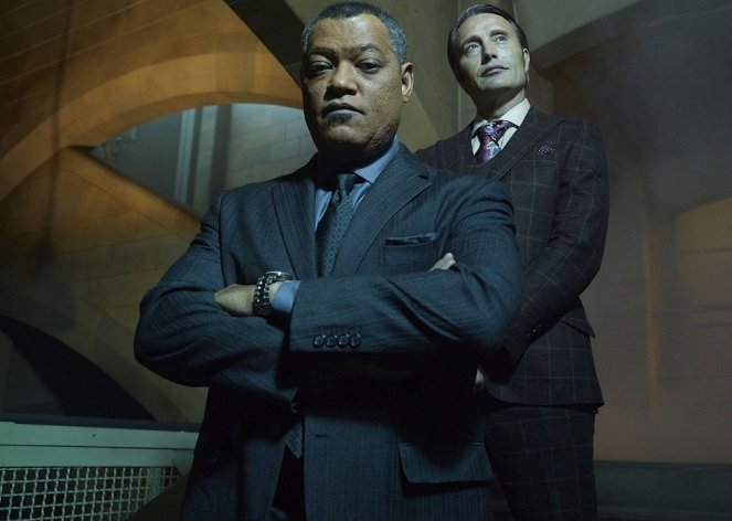 Hannibal - Werbefoto - Laurence Fishburne, Mads Mikkelsen