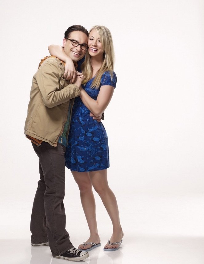 The Big Bang Theory - Werbefoto - Johnny Galecki, Kaley Cuoco