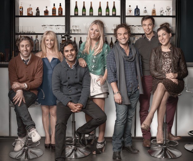 The Big Bang Theory - Werbefoto - Simon Helberg, Melissa Rauch, Kunal Nayyar, Kaley Cuoco, Johnny Galecki, Jim Parsons, Mayim Bialik