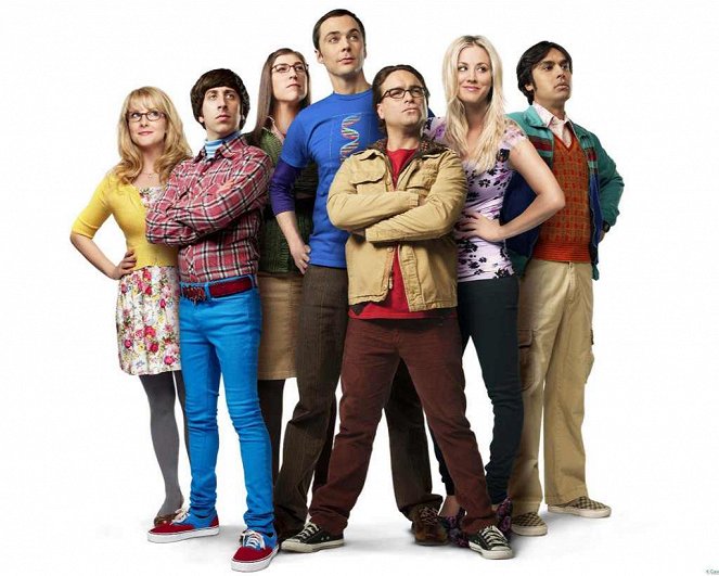 The Big Bang Theory - Werbefoto - Melissa Rauch, Simon Helberg, Mayim Bialik, Jim Parsons, Johnny Galecki, Kaley Cuoco, Kunal Nayyar